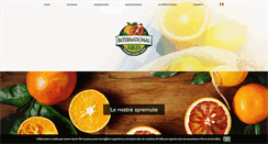 Desktop Screenshot of internationaljuices.com